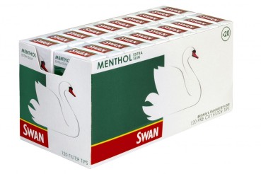 Swan Menthol Extra Slim Filter Tips 120